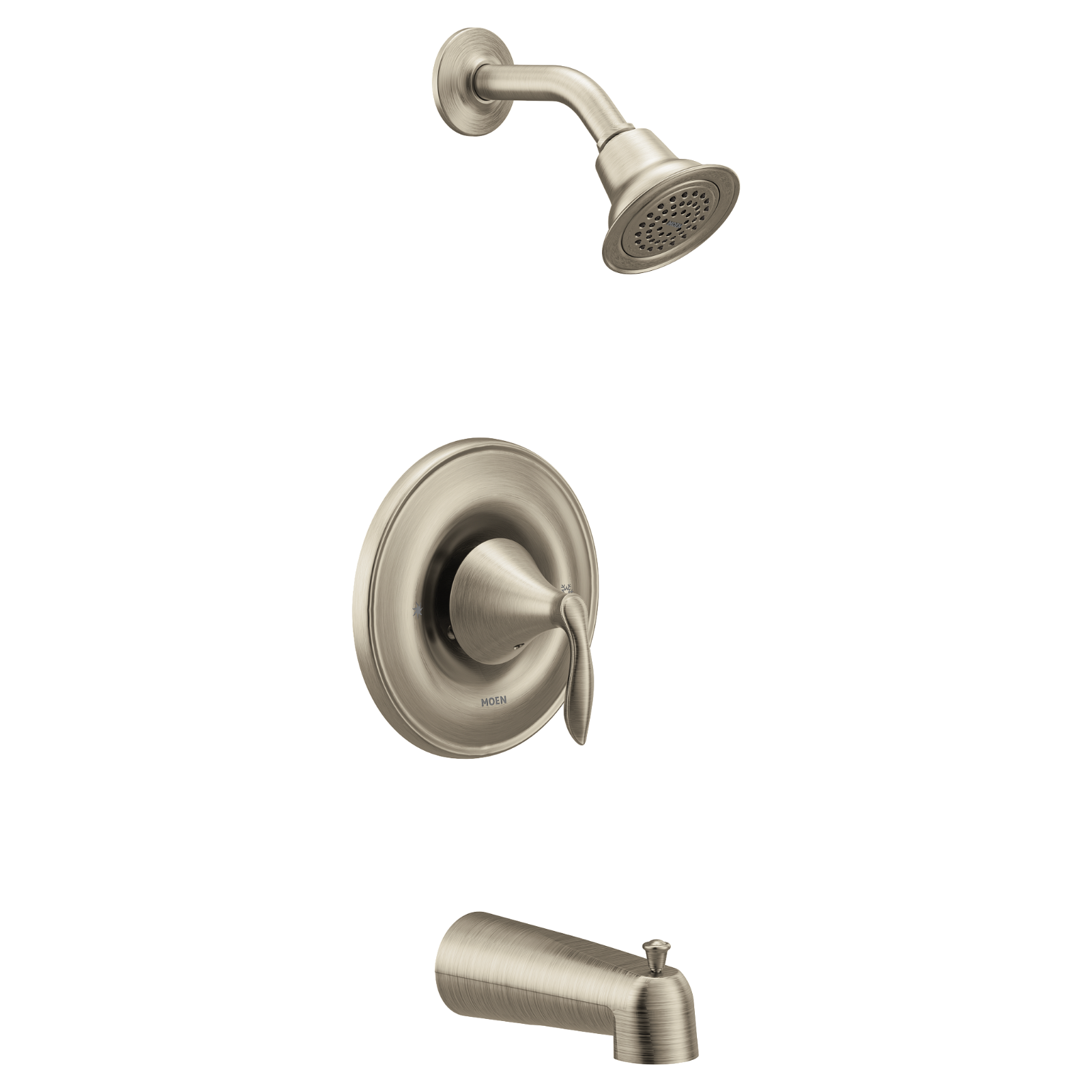 Moen T2133BN Eva Tub Shower Faucet Trim Kit Brushed Nickel Posi-Temp New